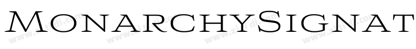 MonarchySignature Re字体转换